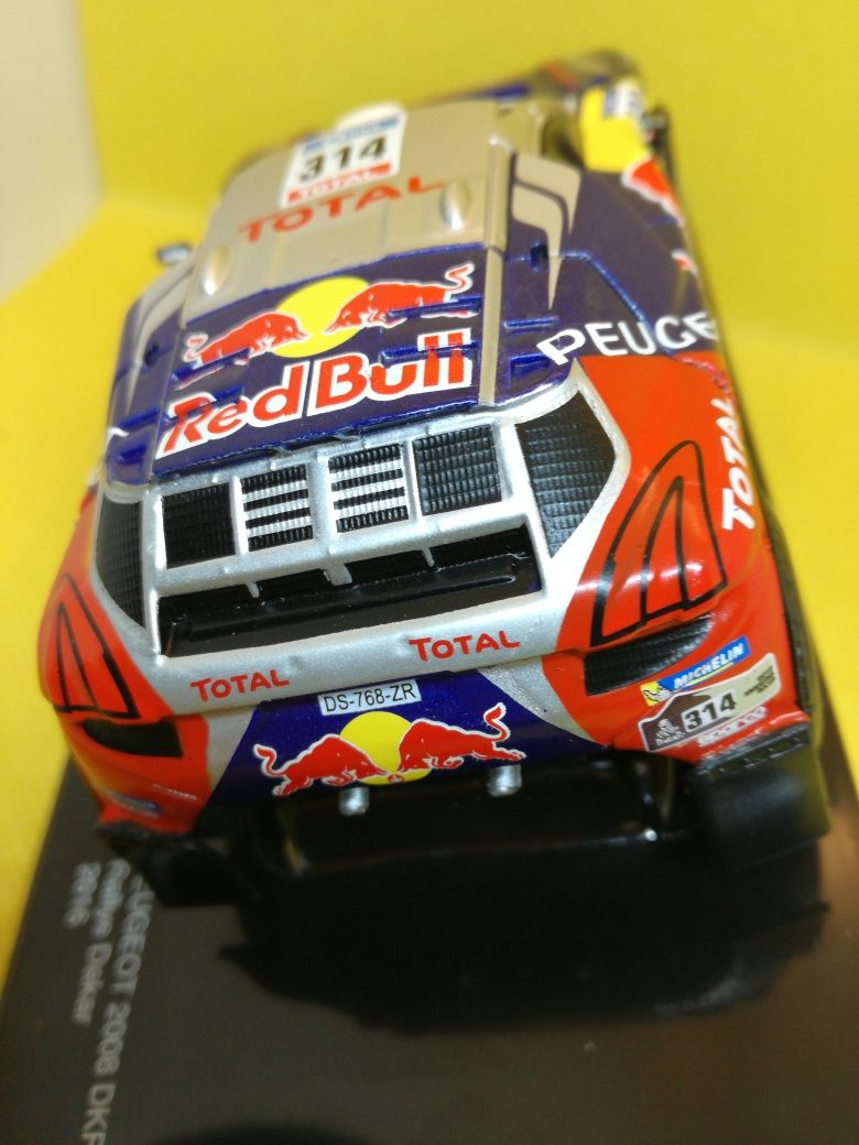 Miniaturas 1/43 do Dakar 2008 -Peugeot