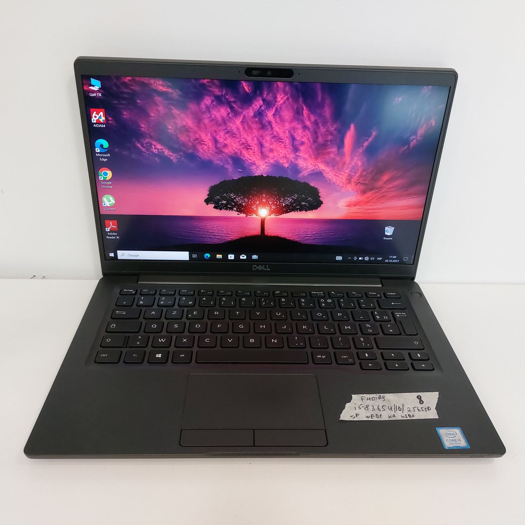 Ноутбук Dell 7400 carbon 14.1 FHD IPS/i5-8365U/8 RAM/ 128 SSD бу