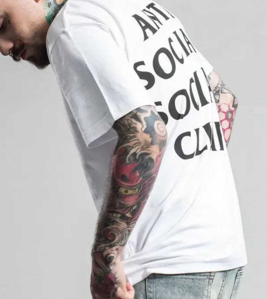 Чоловічі футболки ASSC Anti Social Social Club унисекс оверсайз мужска