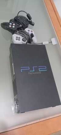 PLAYSTATION 2 (apenas com leitor de CD avariado e comandos)