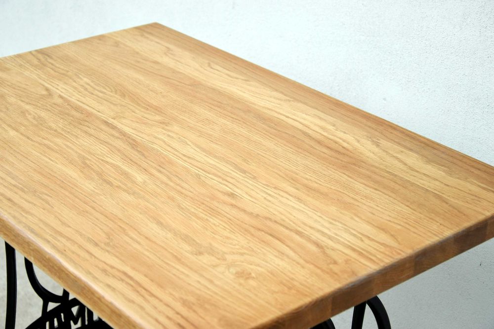 Stolik maszyna do szycia BLAT DREWNIANY  DĘBOWY