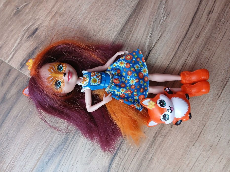 Enchantimals lalka lisek