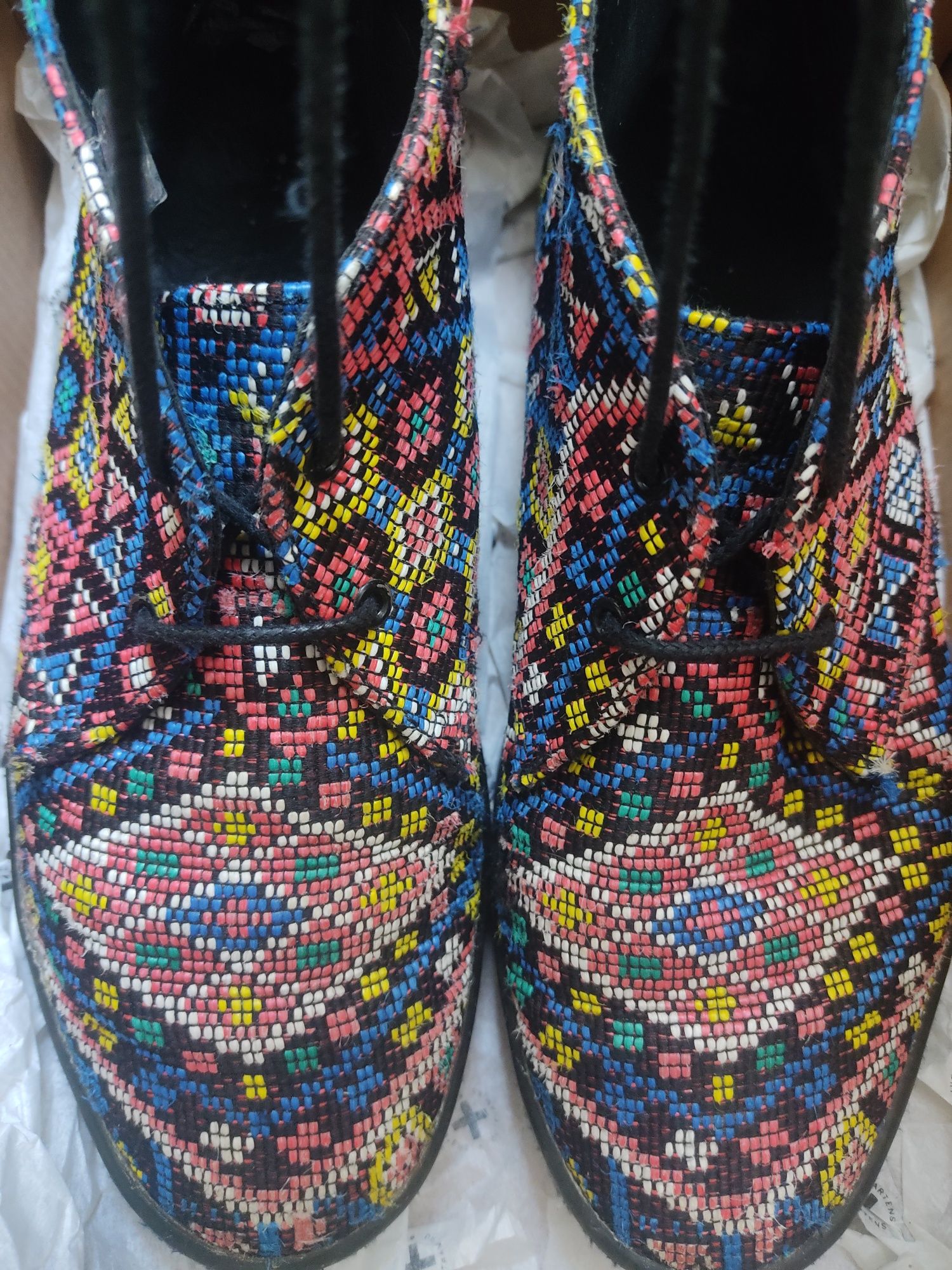 Dr. Martens 1461 Daytona r 37, Aztecki wzór, folk, etno, boho, vintage