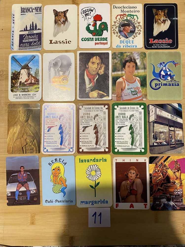 Lote de 2500 calendarios anos 80, 90, 00, 10