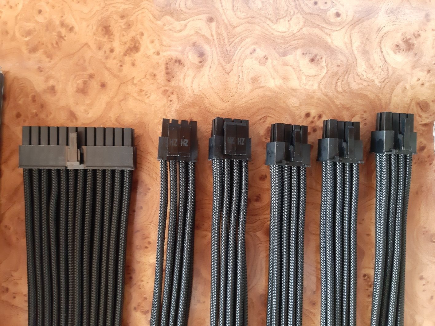 Кастомные кабеля для блока питания kit набор ATX/PCI-E/CPU x6