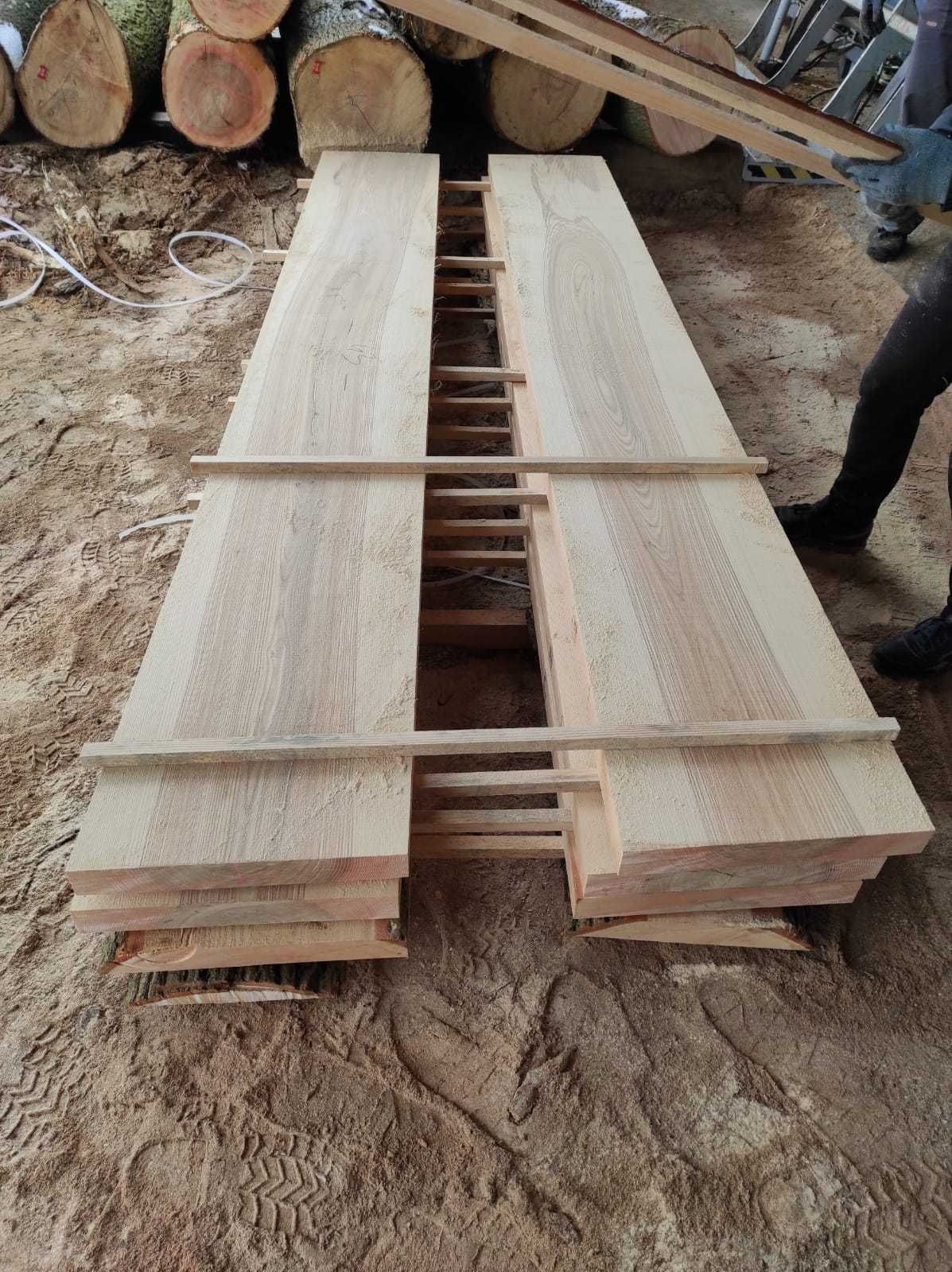 sucha tarcica jesionowa, tarcica jesion 50 mm 10% KD deski