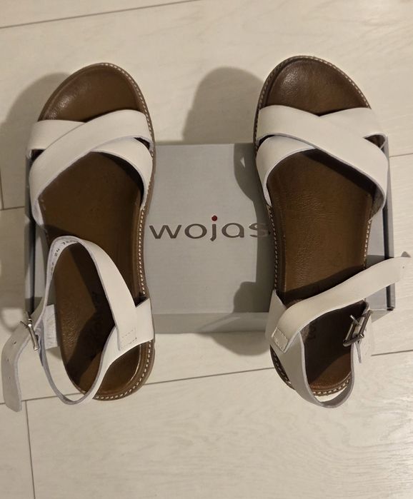 Skórzane sandały damskie marki Wojas rozmiar 39