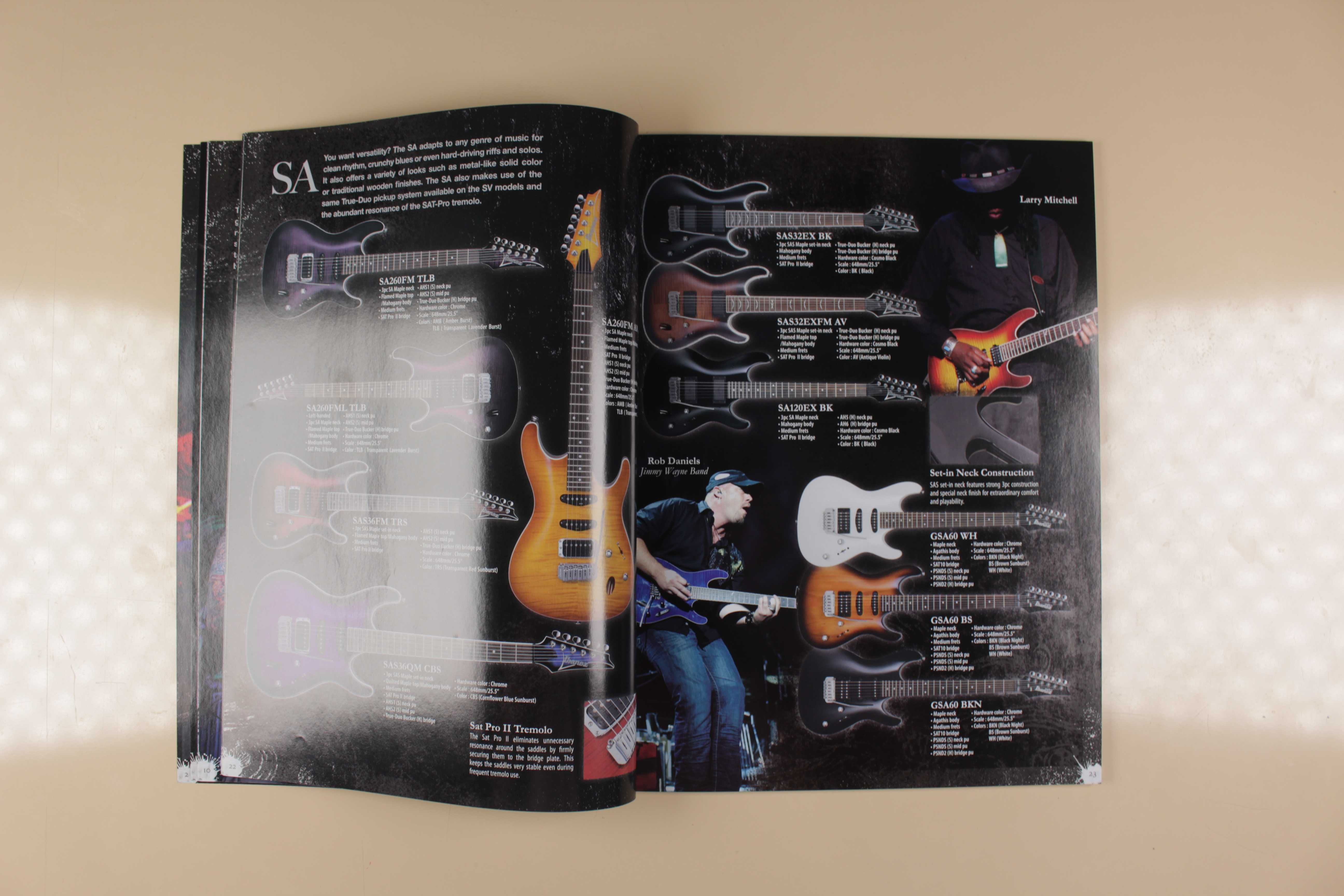 Фирменный музыкальный каталог - журнал Ibanez - электрогитары / 2010