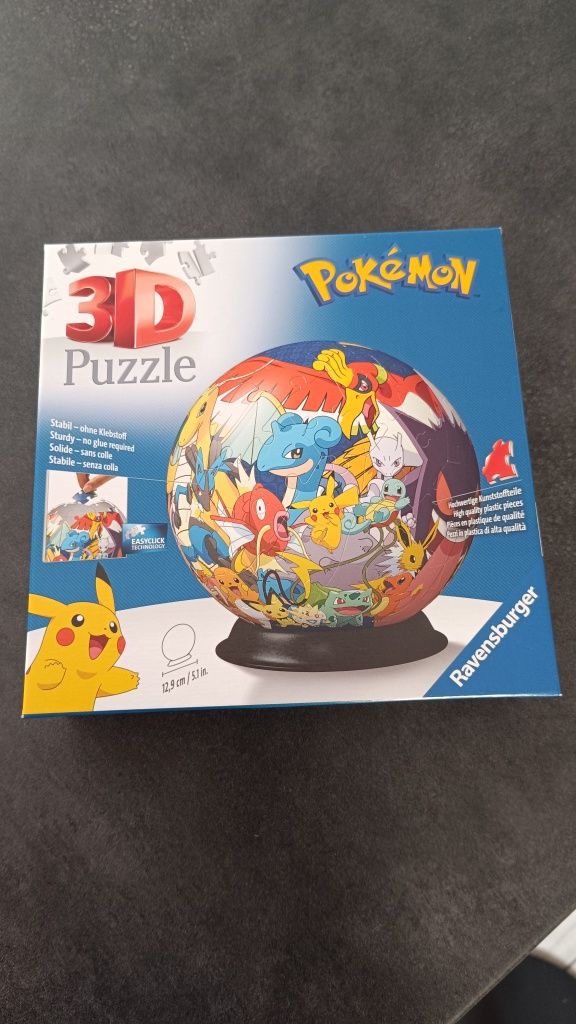Puzzle 3D kula Pokemon Ravensburger