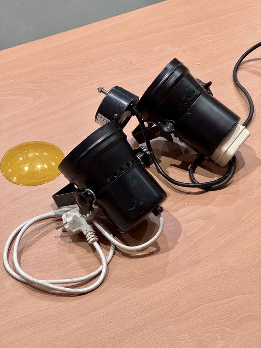 Focos Bola de Espelhos com rotor de cores - Pinspot