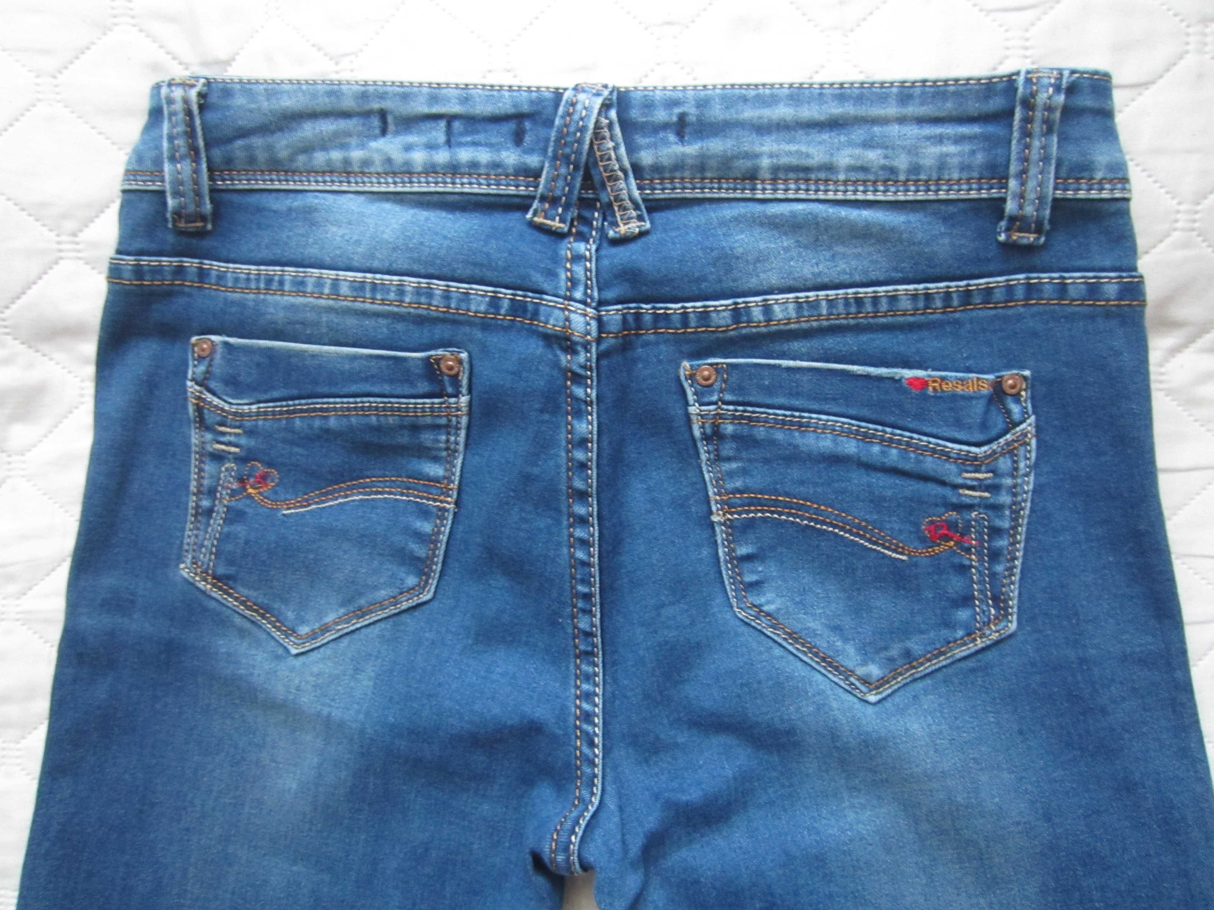 Klasyczne, niebieskie jeansy (dżinsy), rozm. S, jak nowe