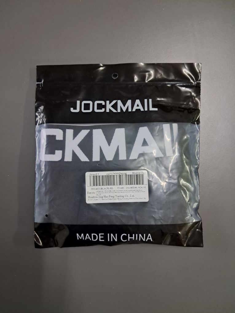 Bokserki Jockmail czarne rozmiar XL