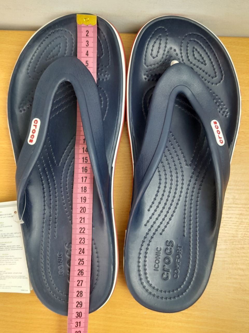 Уцінка ! CROCS Bayaband Flip Navy  Чоловічі крокси  розмір  44