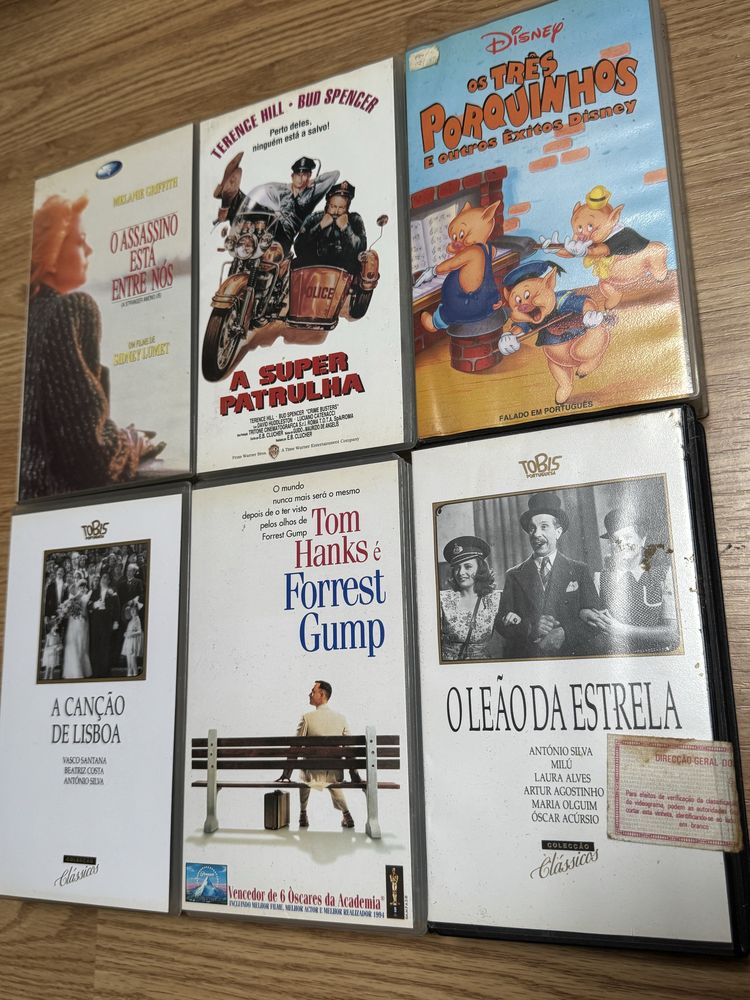Cassetes VHS variadas e originais