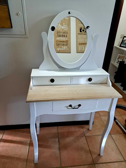 Toucador branco para quarto