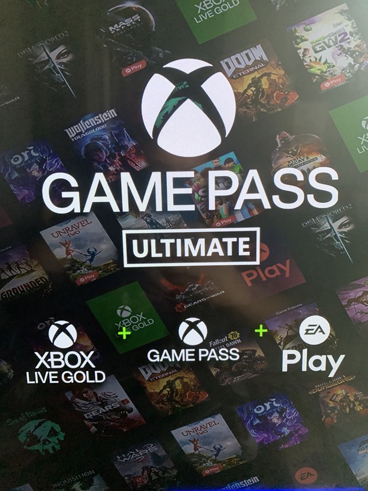 Подписка на 5м Game Pass Ultimate + EA play + Bethesda !!