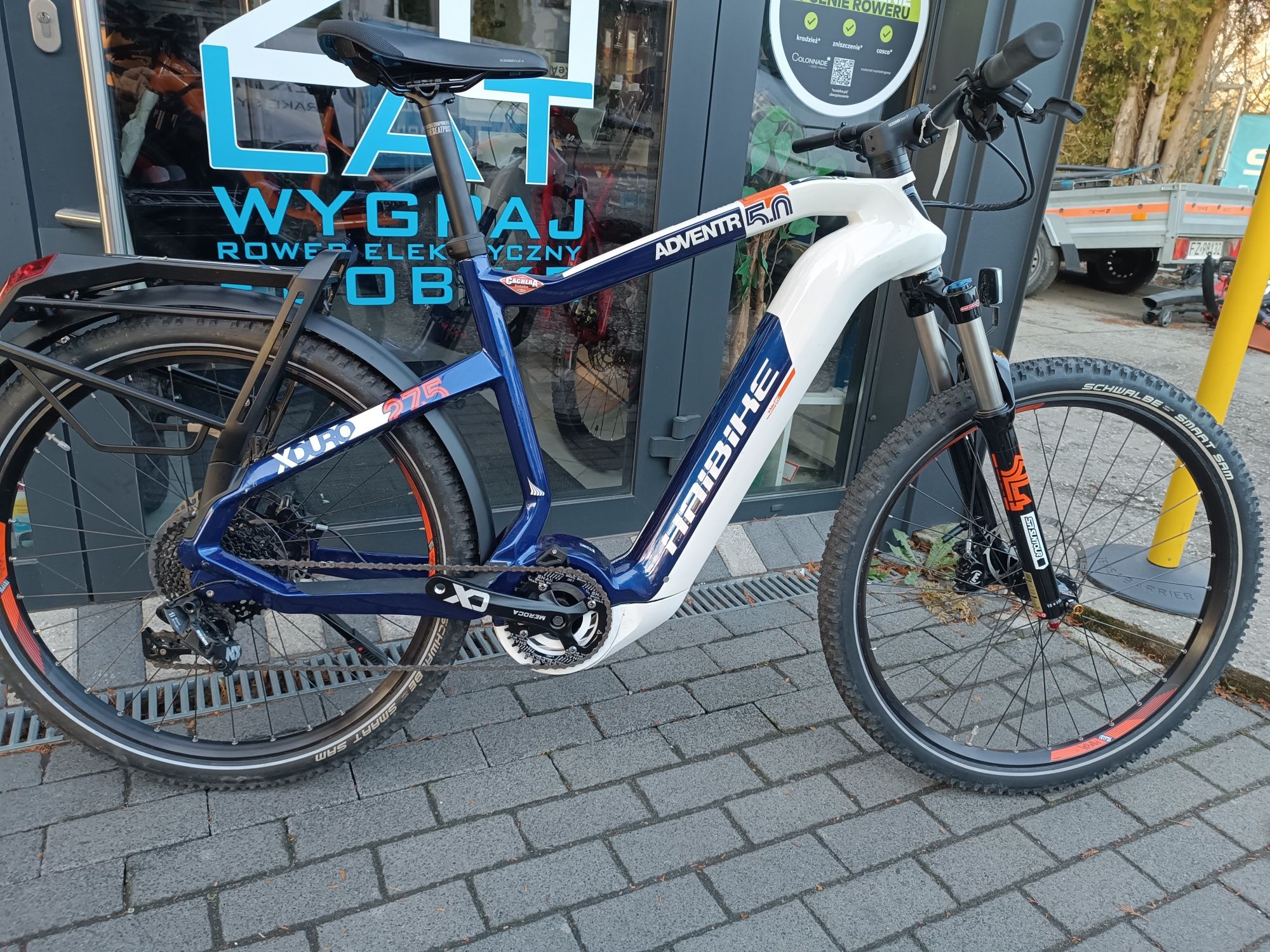 Haibike Xduro Carbon trekking 27'5 jak nowy dekonwersja