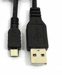 Kabel USB na Micro USB Typ B do ładowania czarny 2m