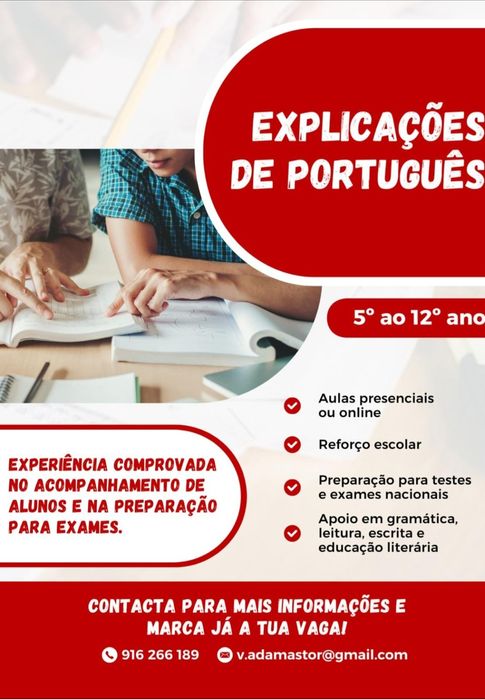 Explicações de Português - Gaia/Espinho