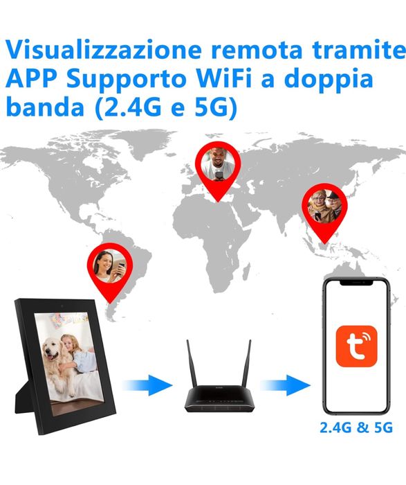 Kamera szpiegowska mini kamera Wifi ukryta kamera ramka zdjecie