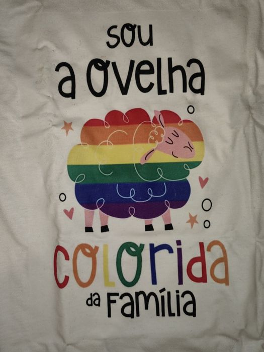 T-shirt ovelha colorida