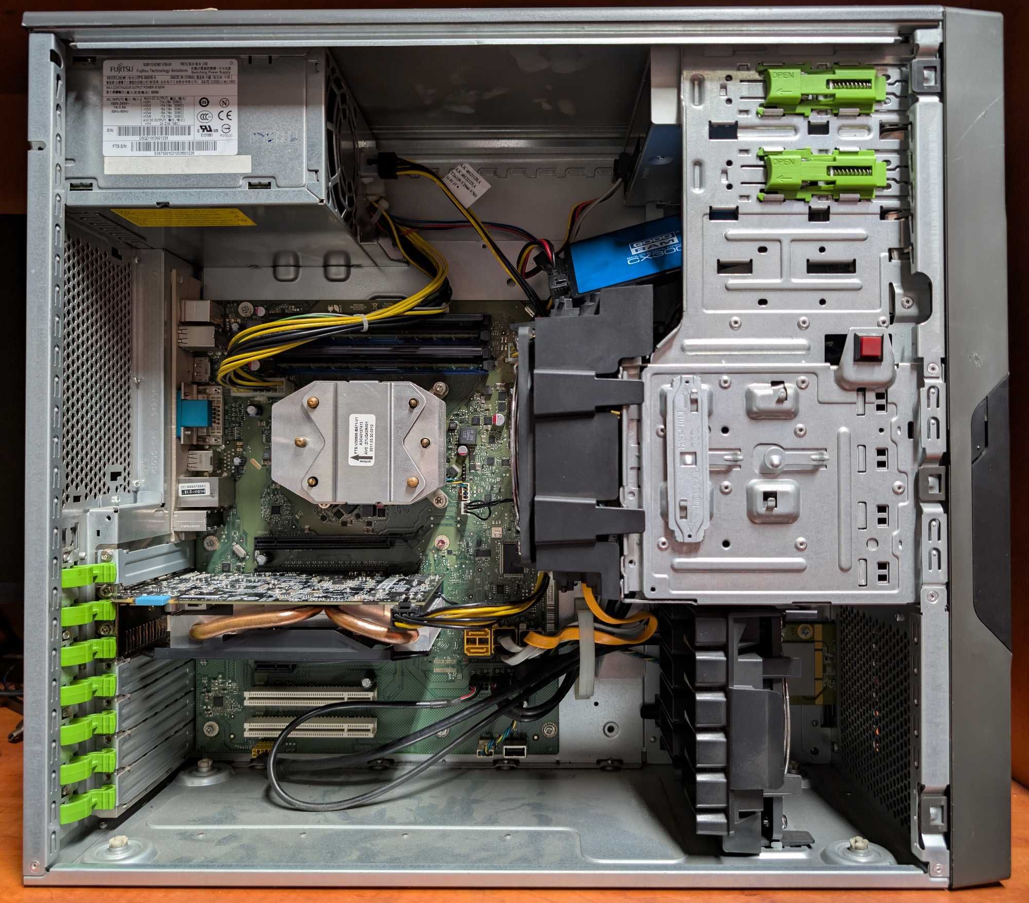 Komputer FUJITSU CELSIUS W510/Xeon E3-1225-3.6/GTX 960-2/16/SSD240+2TB