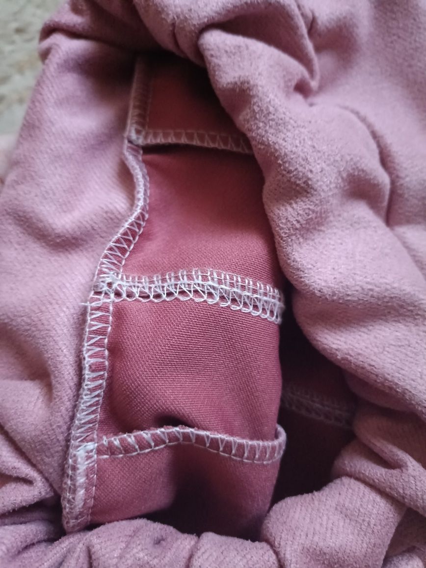 Штани джогери  для дівчинки 134, пудра рожевий