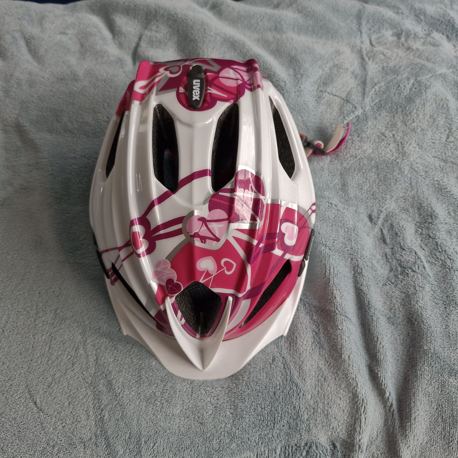 Kask rowerowy dzieciecy 50-55 cm Uvex jak NowyJunior