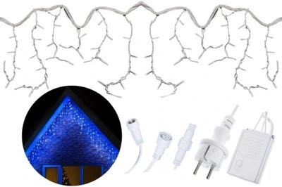 Lampki choinkowe typu sople 500led z flash 25m ozdoby okazja