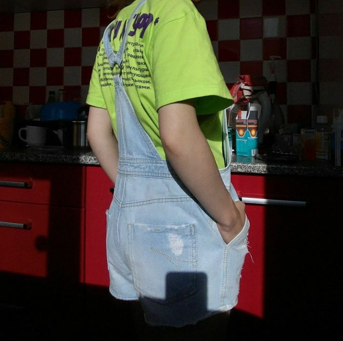 Джинсовый комбинезон pimkie S оригинал