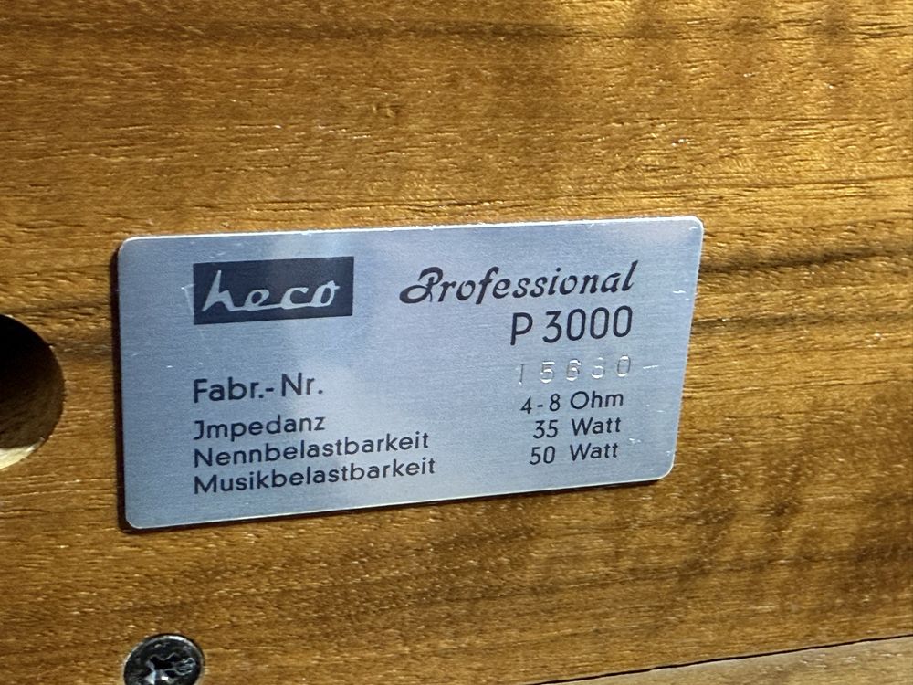 Немецкая акустика Несо  Professional P3000