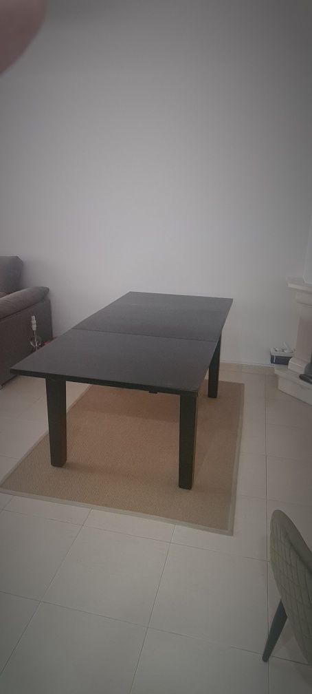 Mesa jantar extensível madeira maciça