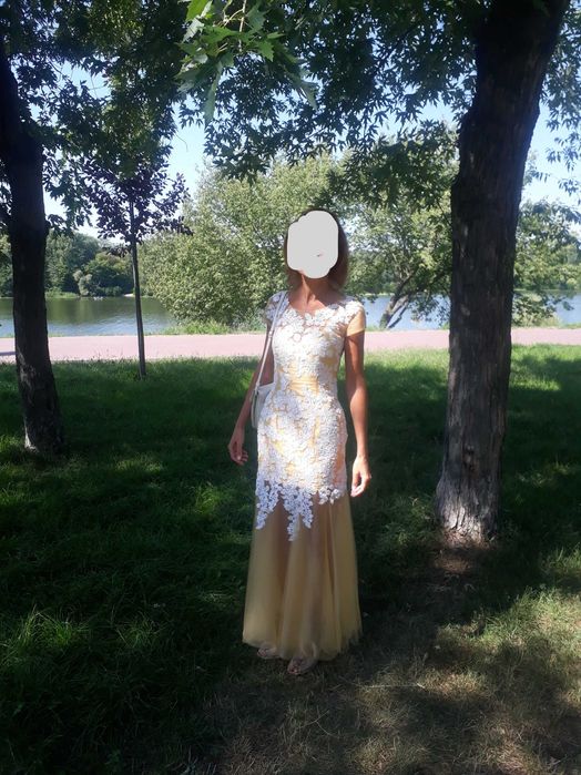 Платье женское летнее нарядное, торжественное, выпускное - размер S