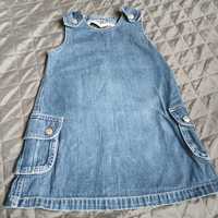 Świetna jeansowa sukienka 92-98