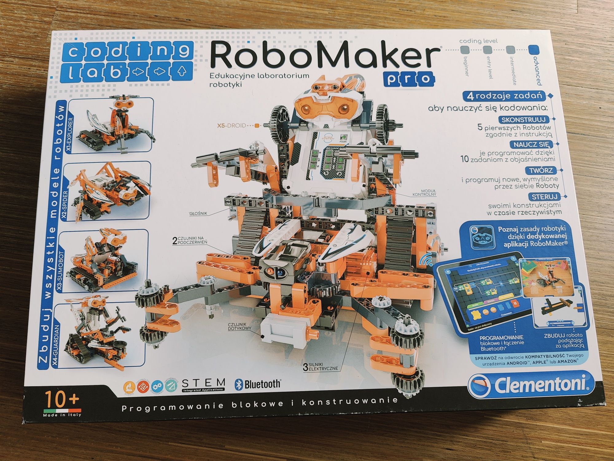 Klocki Clementoni robot 4 wersje