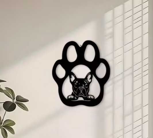 Nowa metalowa dekoracja łapka