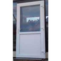 Drzwi PCV zewnętrzne kolor biały wejściowe NOWE 100x200