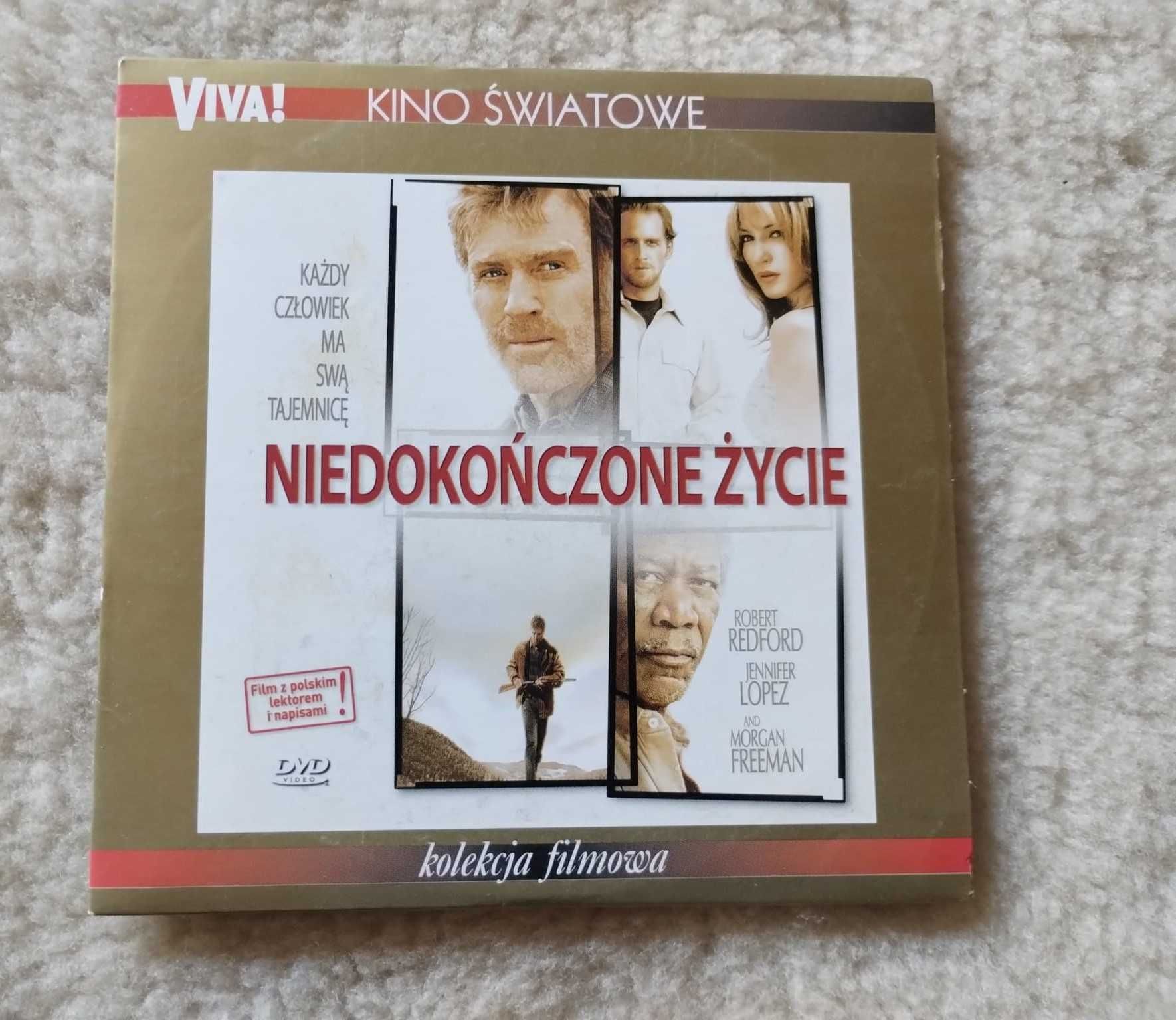 Niedokończone życie, Redford, Lopez, Freeman płyta dvd, film