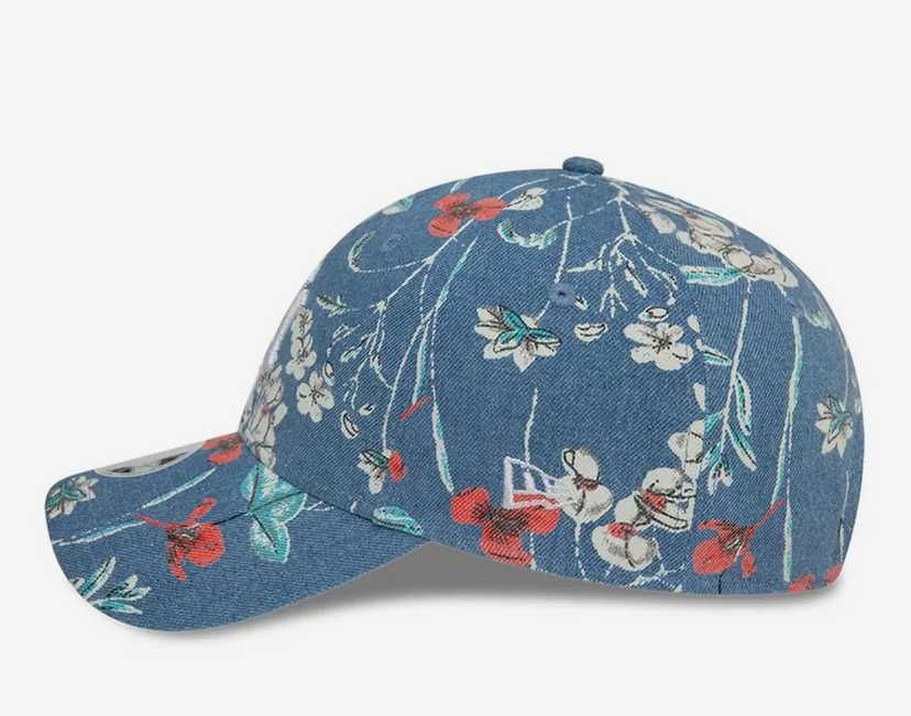 Boné New Era para mulher NYY Denim Floral 9Forty