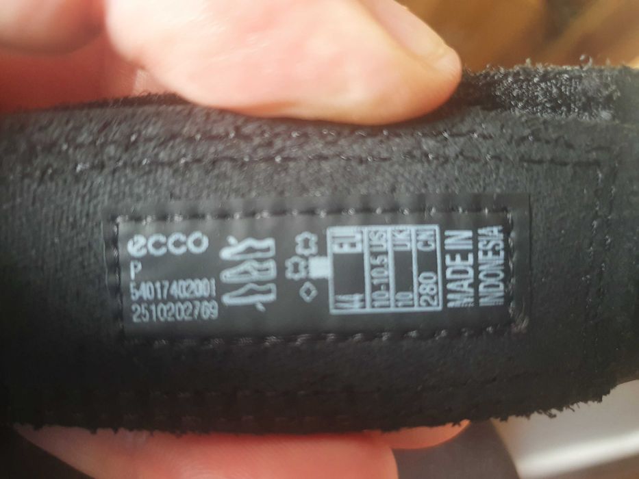 Sandały skórzane ECCO Flowt M  44 EU 28 CM czarne