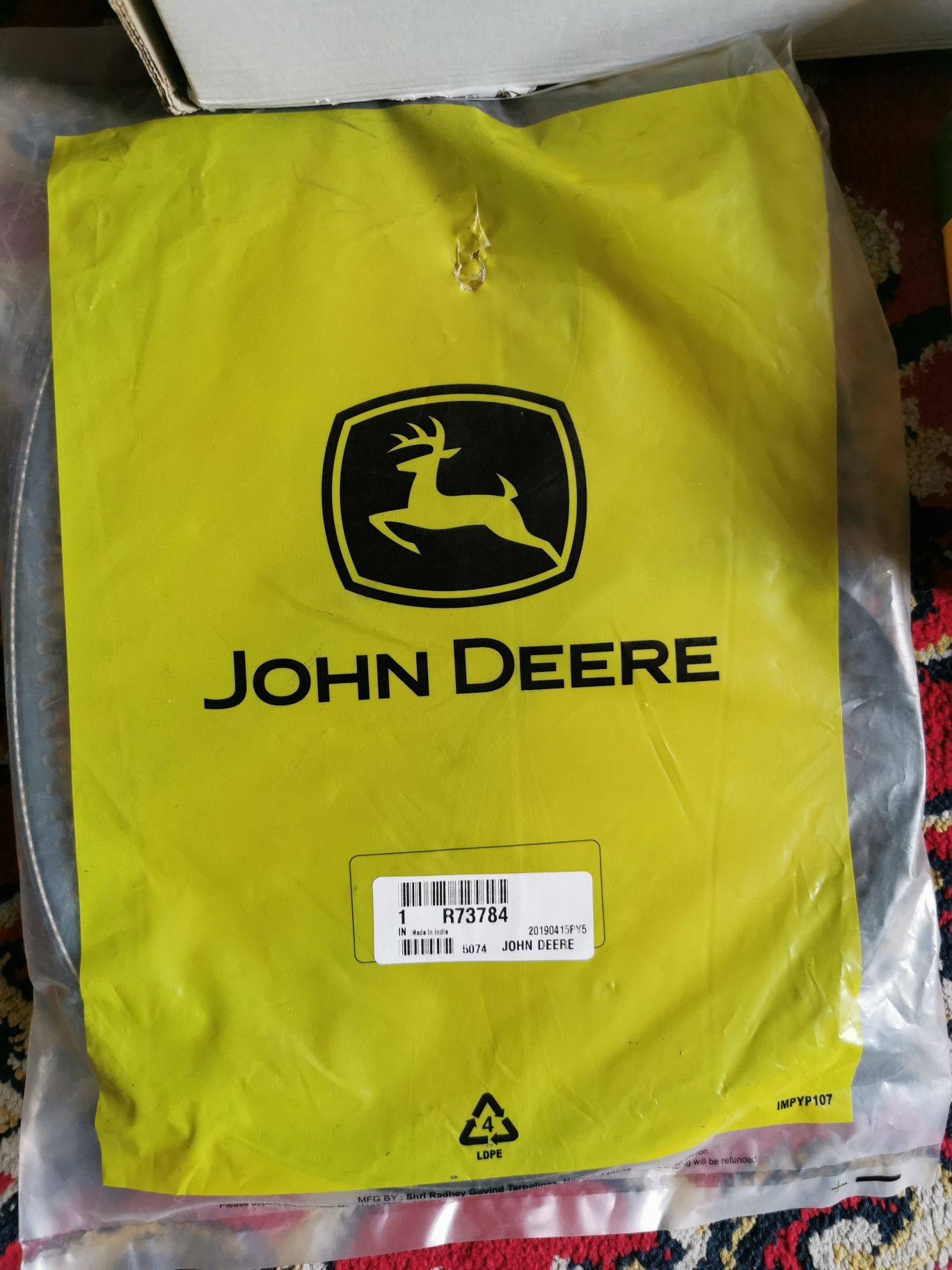 John Deere 5074 zestaw serwisowy