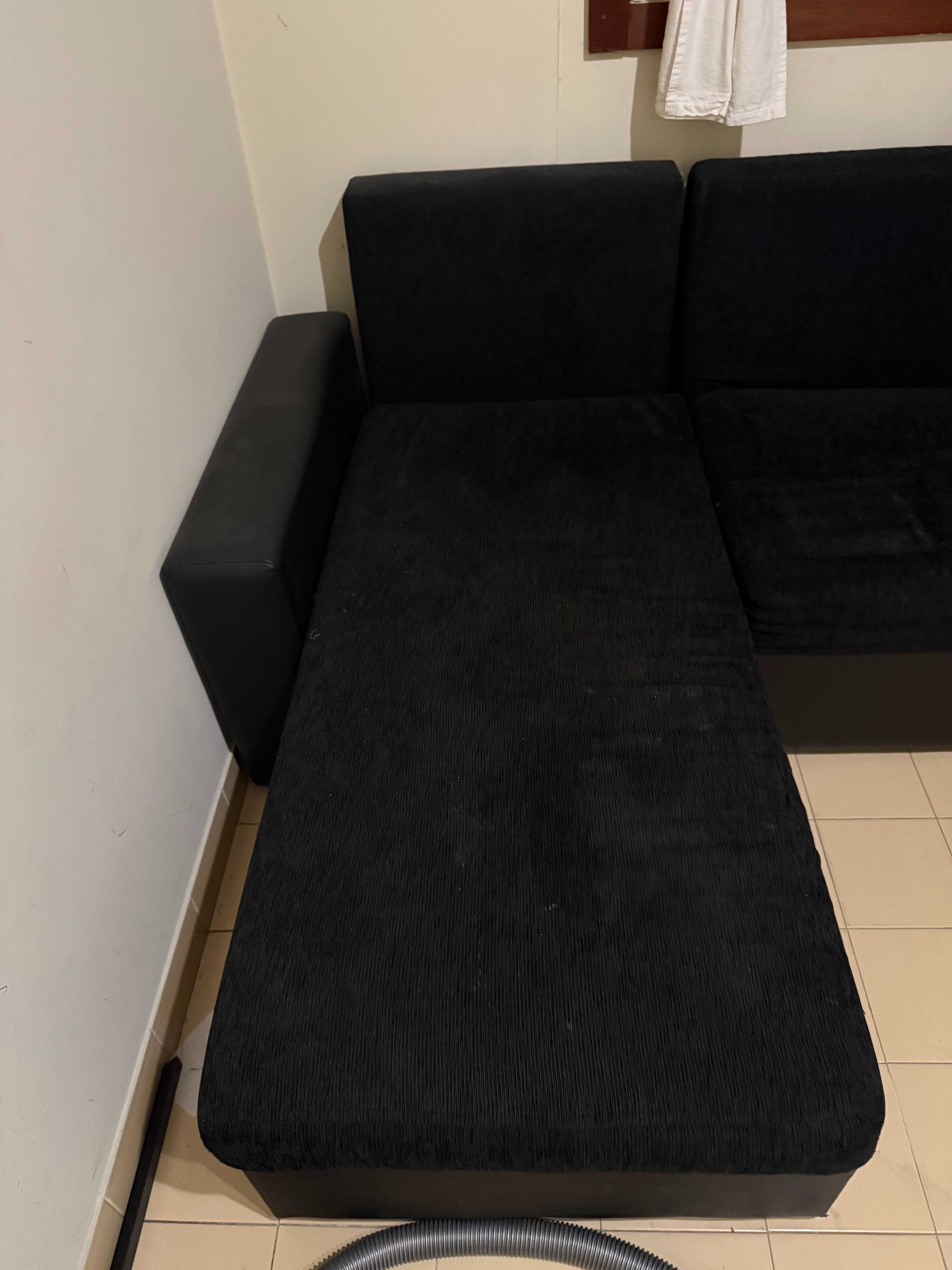 Sofá Cama Chaise Longue com Arrumação