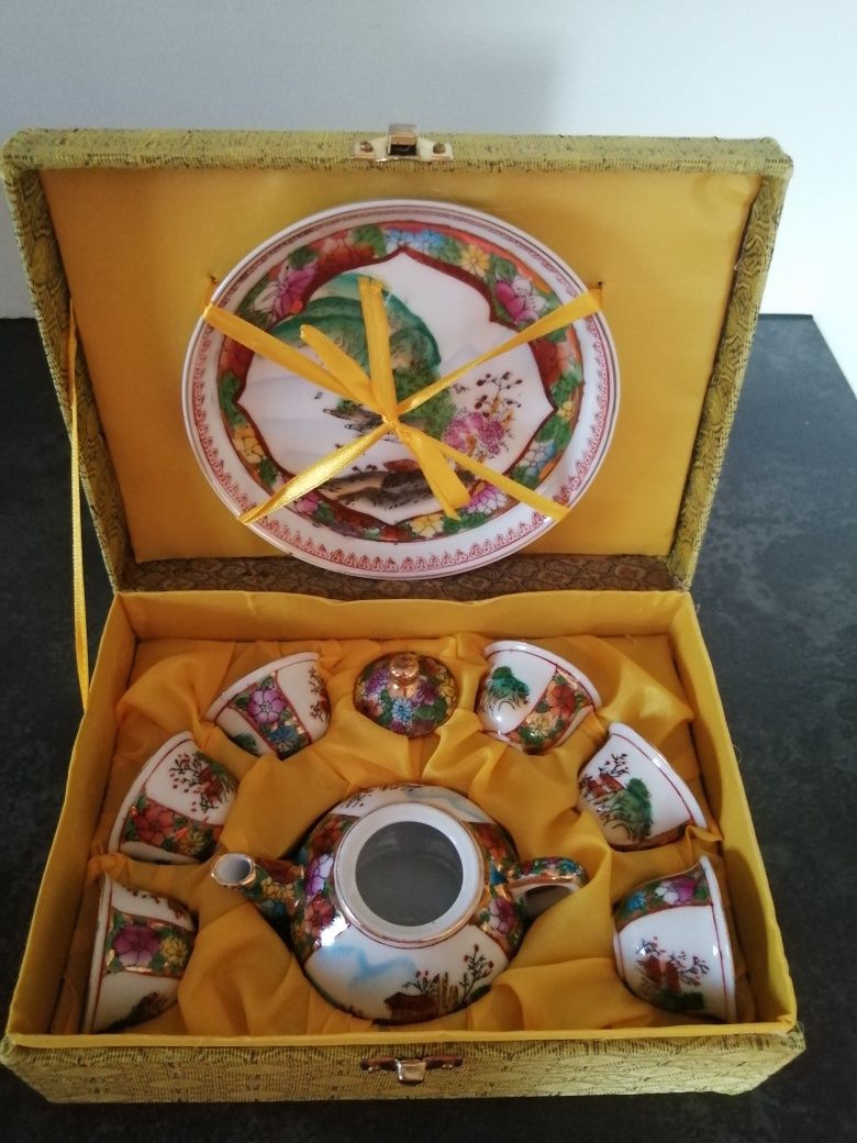 Chiński porcelanowy zestaw do herbaty