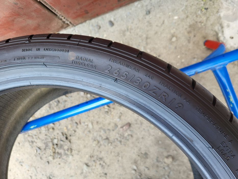 265/30/19 R19 Dunlop SP Sport Maxx GT 2шт ціна за 1шт шини