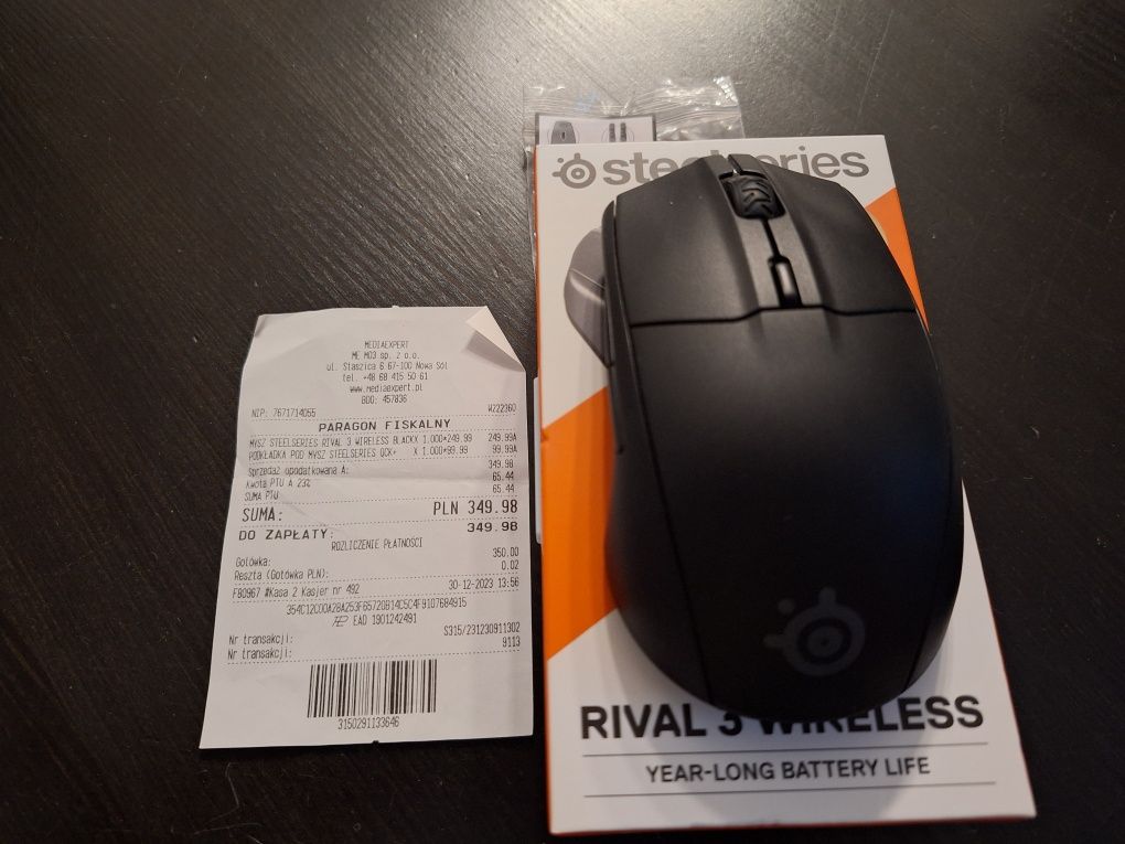 Myszka steelseries rival 3 bezprzewodowa