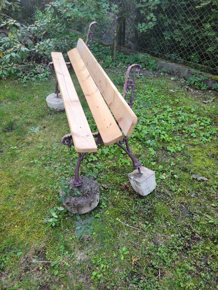 ławka ogrodowa nowe deski
