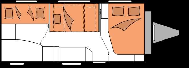 Wynajem Przyczepy Campingowej Hobby De Luxe 545KMF 2000kg 6os.