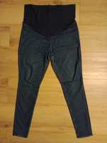 Spodnie ciążowe H&M L 40 niebieskie jeansy