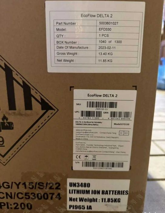 Зарядная станция EcoFlow delta 2 eu розетки (1024вт)