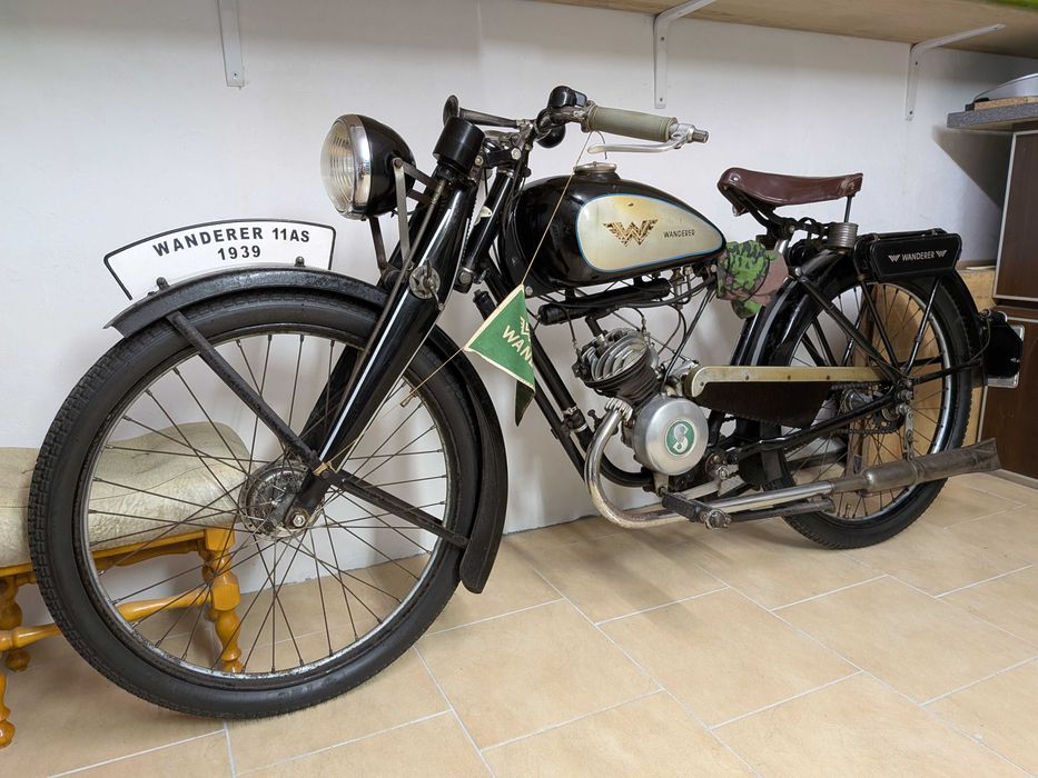 rower z silnikiem zabytkowy Wanderer 1939